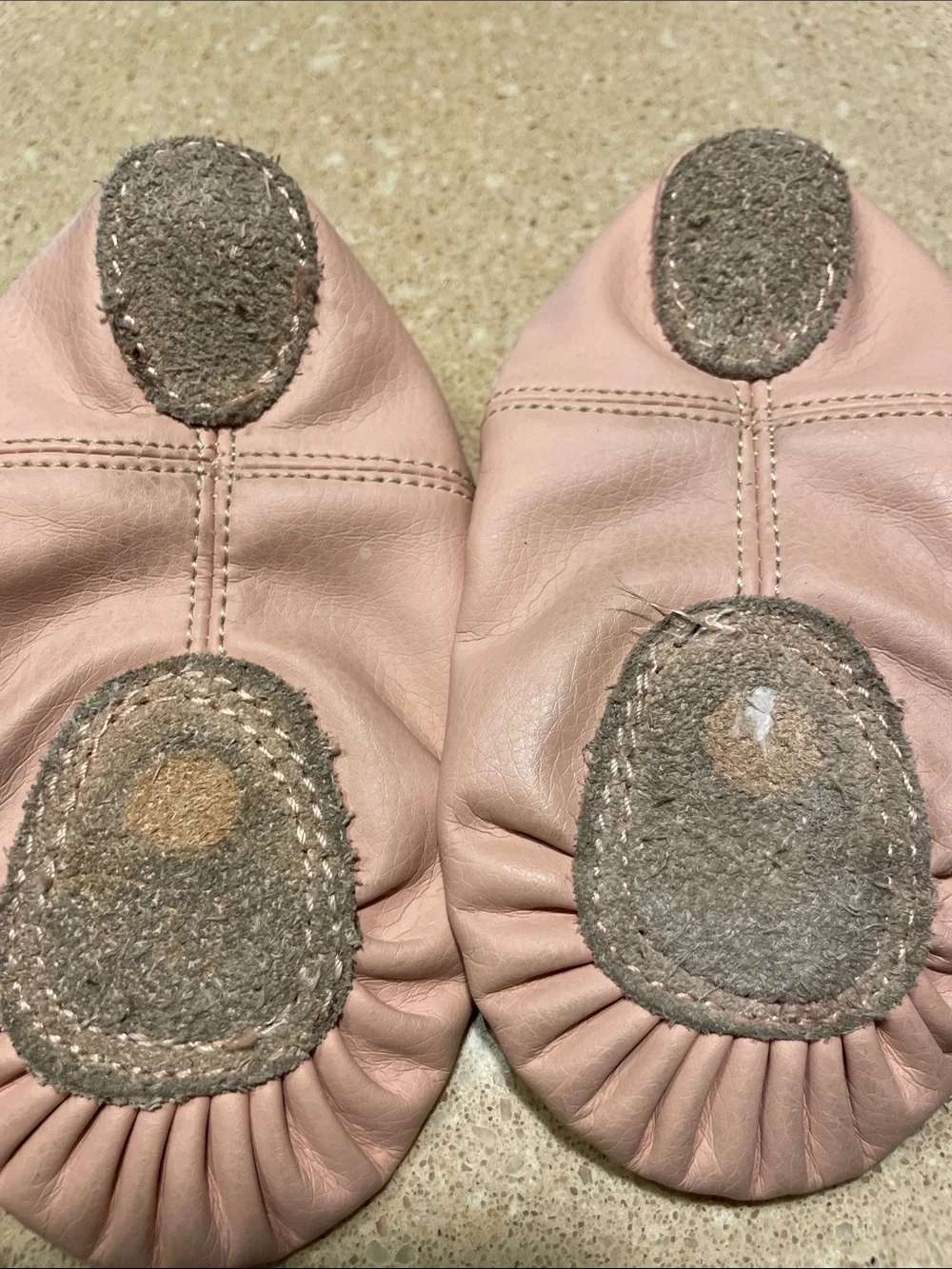 Capezio Kids Ballet Slippers in Light Pink and Blush